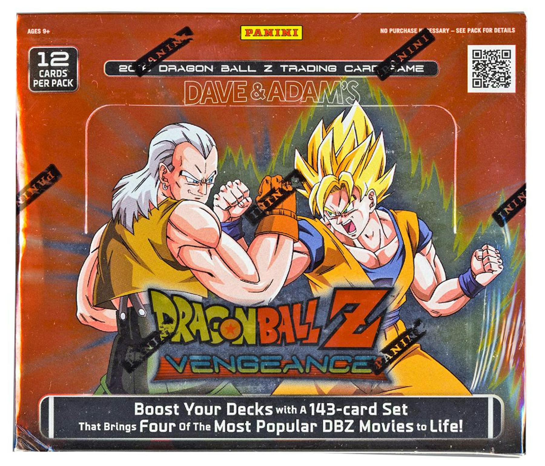 panini dragon ball z vengeance booster box da card world