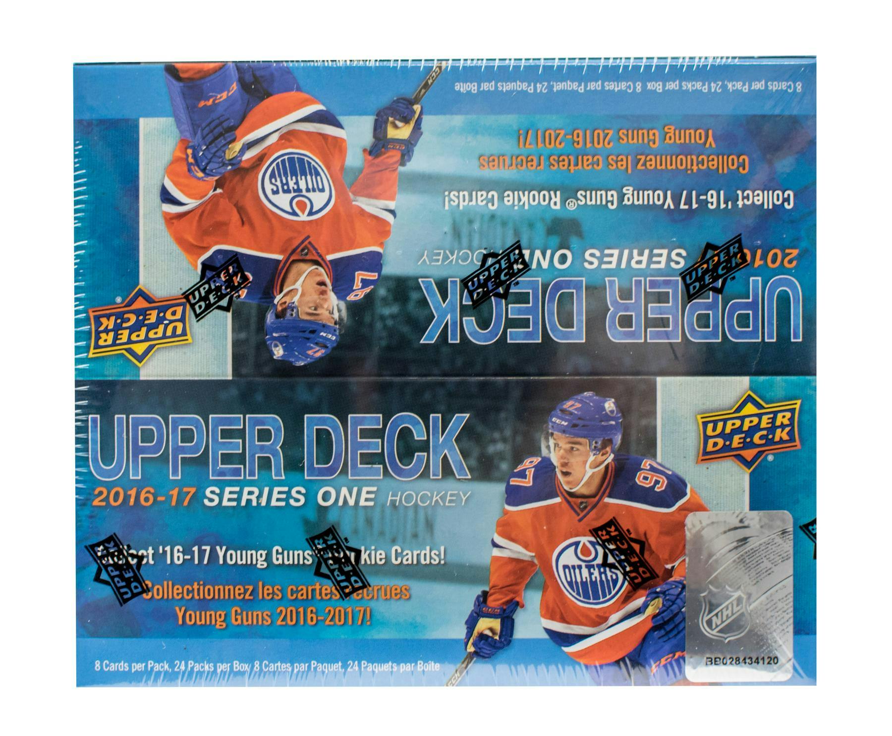 2016/17 Upper Deck Series 1 Hockey 24Pack 20Box Case DA Card World 2016/17 Upper Deck Series 1 Hockey 24Pack 20Box Case DA Card World