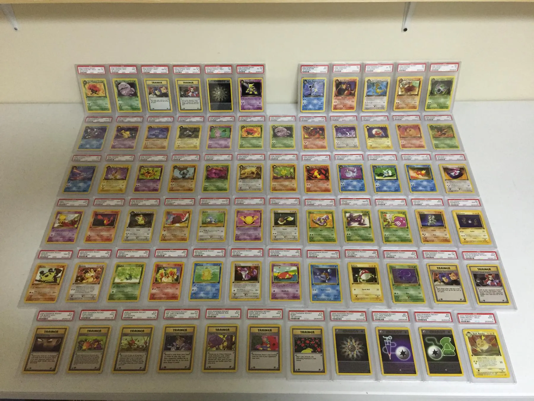 Pokemon Team Rocket 1st Edition Almost Complete (missing 1 card) Set