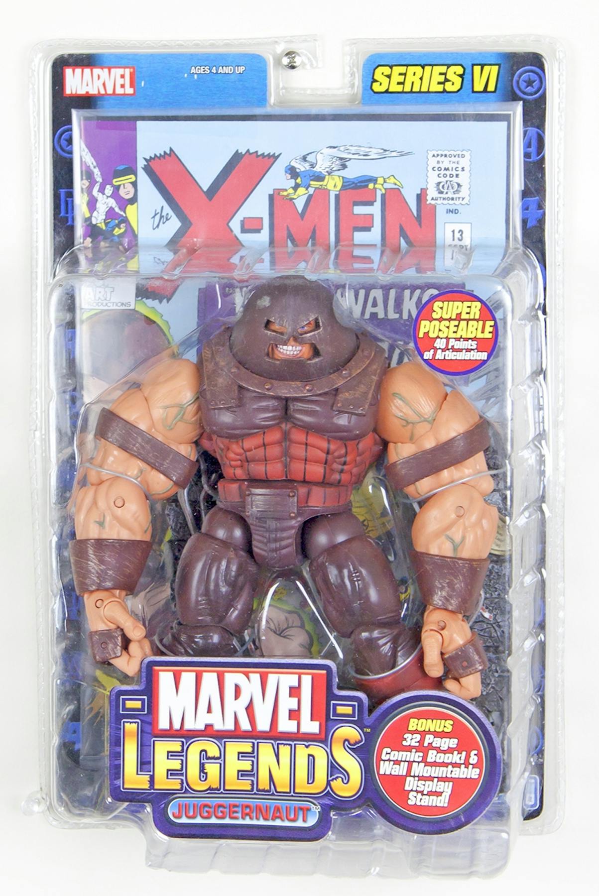 Marvel Legends Series 6 Juggernaut Action Figure DA Card World