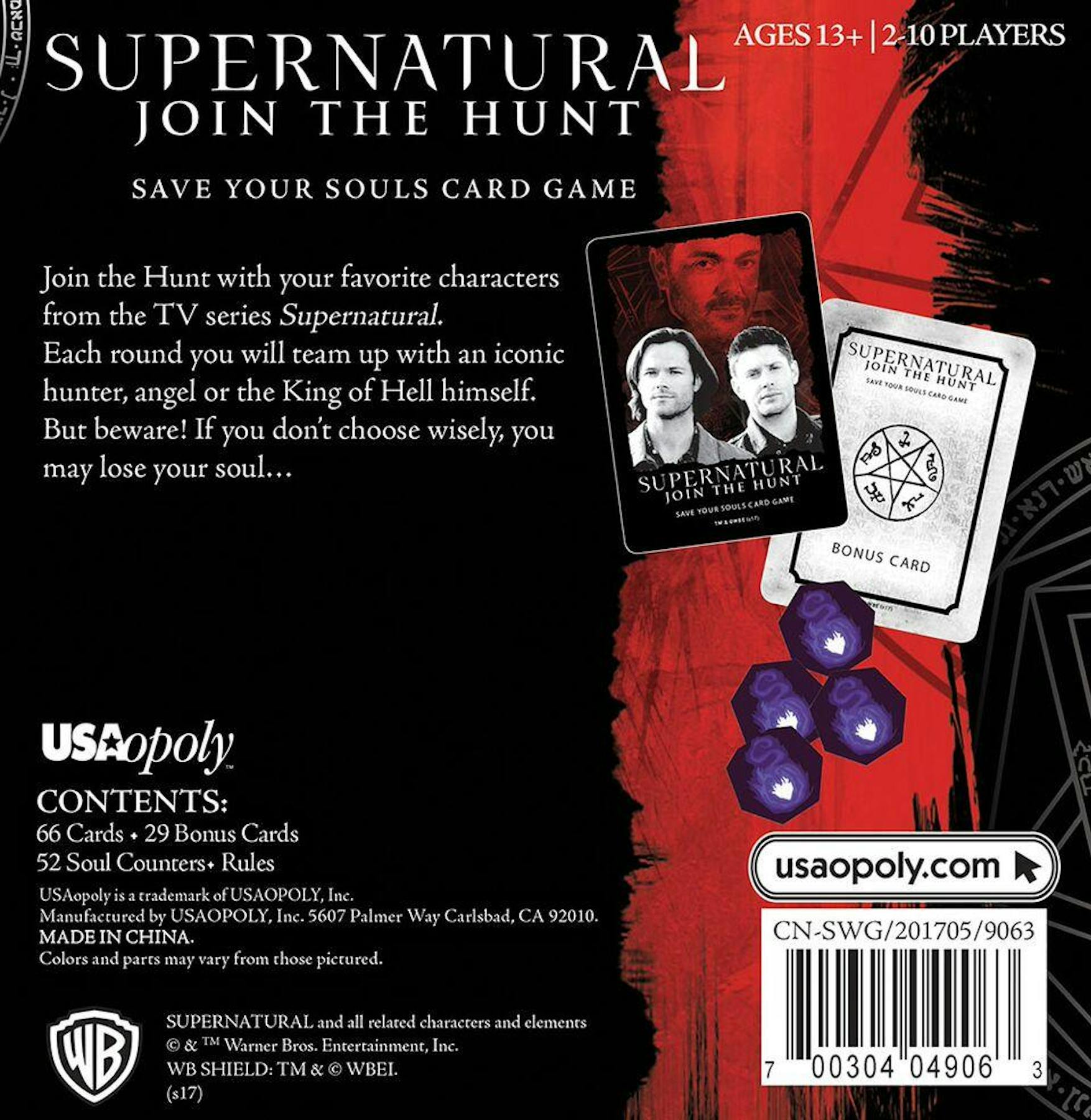 Supernatural Save Your Souls Card Game (USAopoly) DA Card World